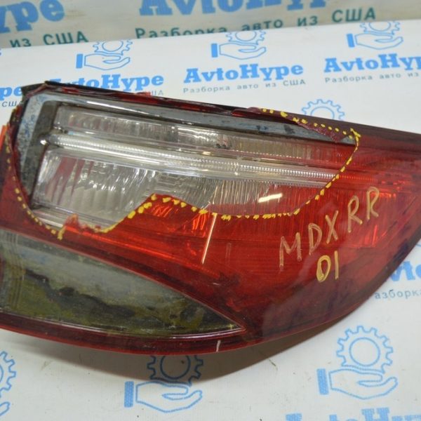 Фонарь внешний (крыло) правый Acura MDX 14-20 (01) деф.стекла 33500-TZ5-A02