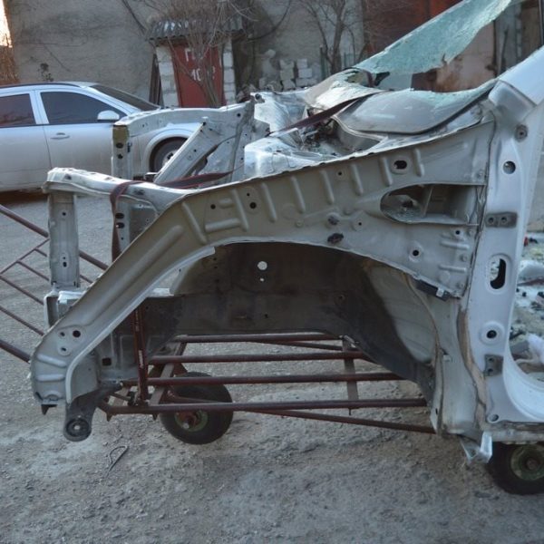 Четверть передняя левая Acura MDX 14-20 без окуляра (01) белый перл 60910-TZ5-316ZZ