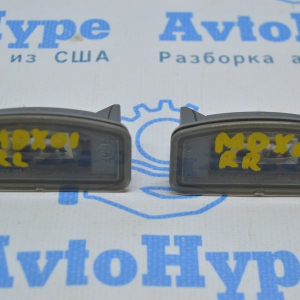 Подсветка номера двери багажника правая Acura MDX 14-20 34100-TZ5-A01