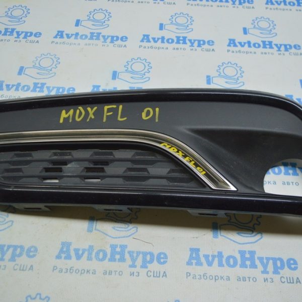 Решетка переднего бампера лев под птф Acura MDX 14-16 дорест 71107-tz5-a100