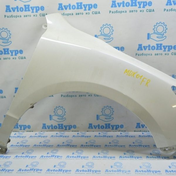 Крыло переднее правое Acura MDX 14-16 дорест (01) белый перламутр 60210-TZ5-A90ZZ
