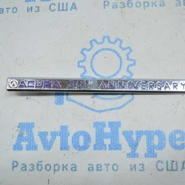 Эмблема надпись ACURA 30th ANNIVERSARY  Acura MDX 14-16