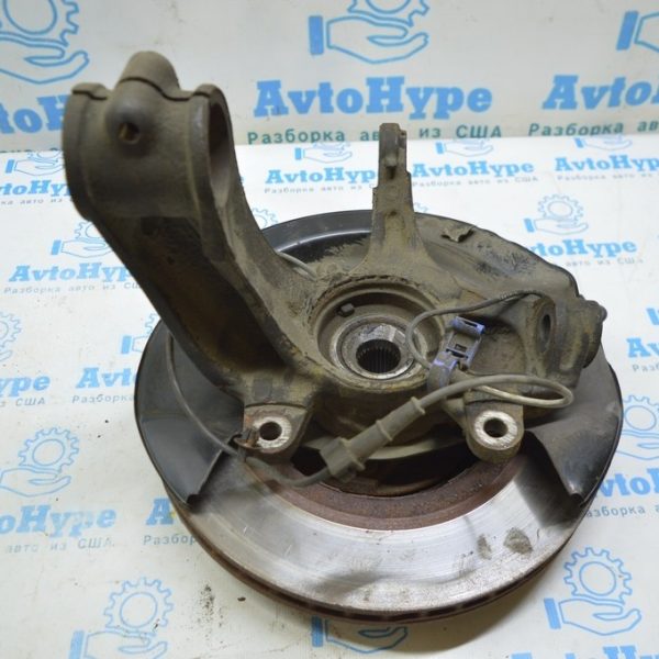 Цапфа со ступицей передняя правая Acura MDX 14-20 с кожухом и диском (01) 51211-TZ5-A00