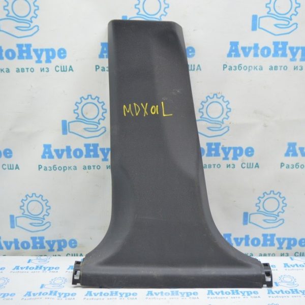 Накладка центральной стойки нижняя левая Acura MDX 14-20 черн 84171-TZ5-A02ZB