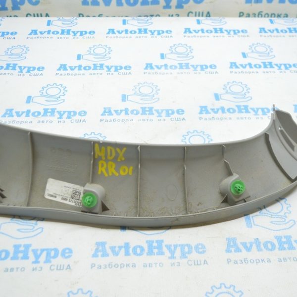 Обшивка двери багажника прав Acura MDX 14-20 серая 84435-TZ5-A00ZA