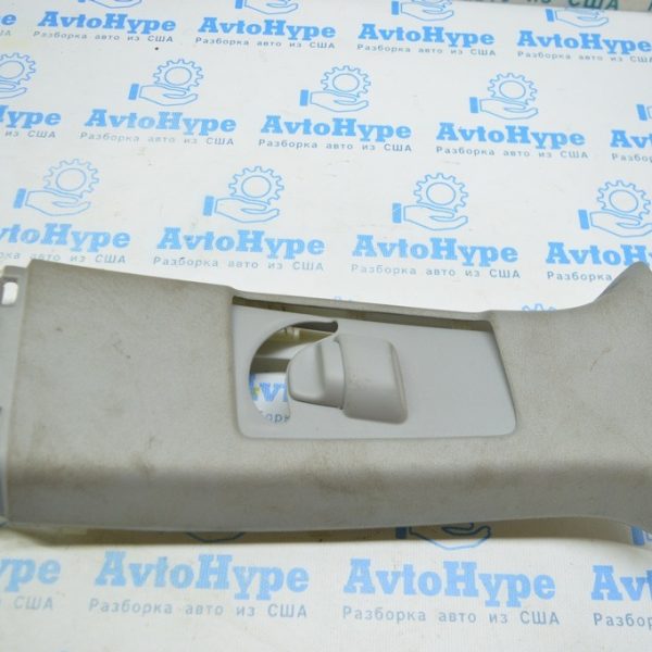 Накладка центральной стойки верхняя (ремень) правая Acura MDX 14-20 серая 84111-TZ5-A03ZA