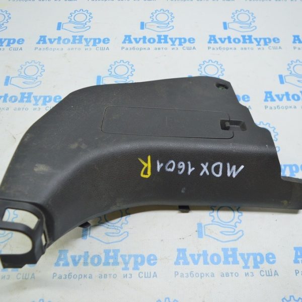 Накладка передней стойки низ правая Acura MDX 14-16 черн 83111-TZ5-A00ZB