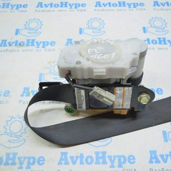 Водительский ремень безопасности Acura MDX 14-16 темно- серый, без натяжителя порезан (02) 04814-TZ5-A60ZA