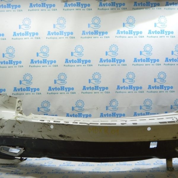 Накладка губы заднего бампера Acura MDX 14-16 дорест (01) запилена 71508-TZ5-A00