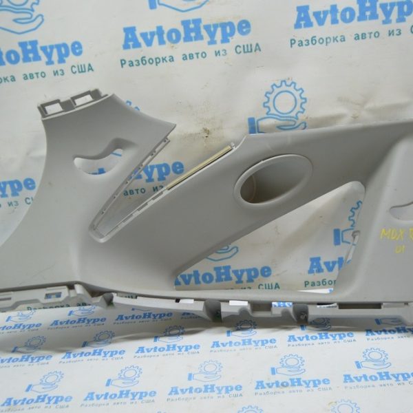 Накладка задней стойки левая Acura MDX 14-20 серая (01) деф. обломана клипса 84184-TZ5-A14ZA