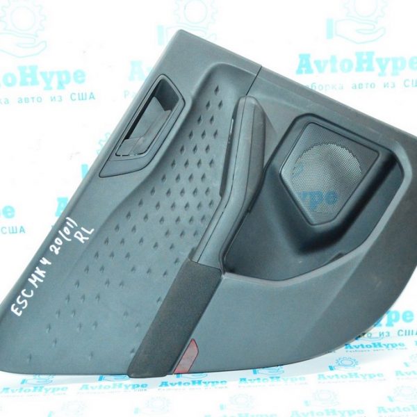 Обшивка двери (карточка) зад лев Ford Escape MK4 20- черн (01) LJ6Z-7827407-BB