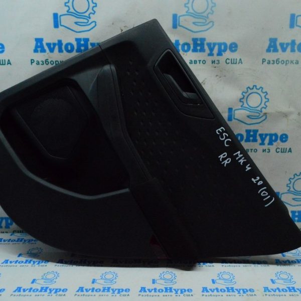 Обшивка двери (карточка) зад прав Ford Escape MK4 20- черн (01) LJ6Z-7827406-BB