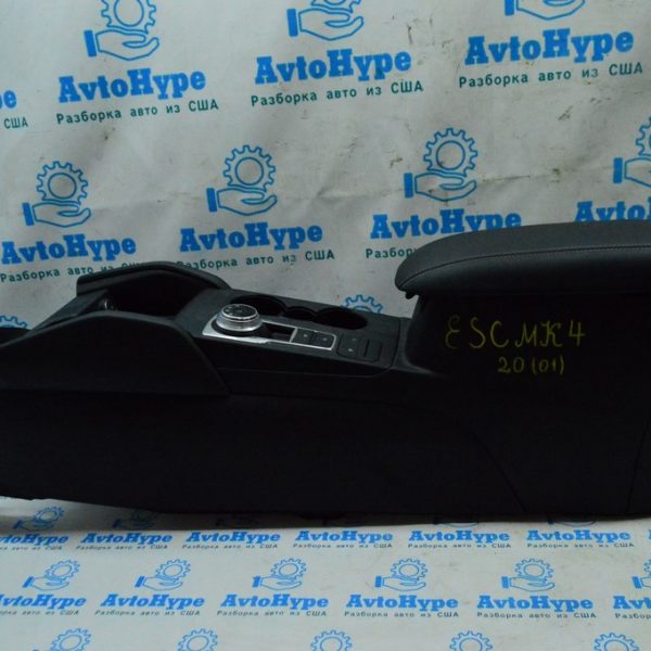 Консоль центральная (подлокотник) Ford Escape MK4 20- кожа, черн (01) LJ6Z-78045A36-AA