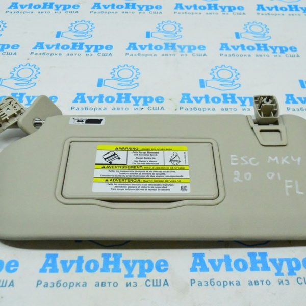 Козырек левый Ford Escape MK4 20- беж LJ6Z-7804105-BA