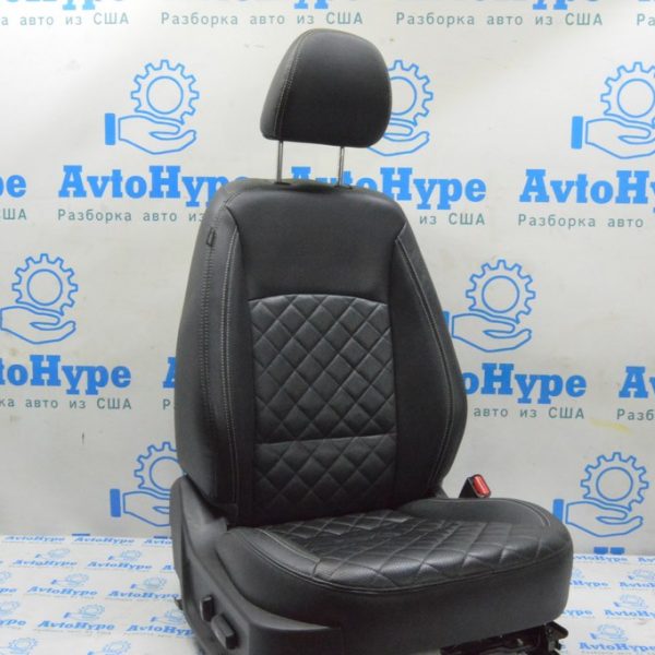 Пассажирское сидение Kia Optima 11-15 кожа черн с подогрев и вентиляцией,электр (04) перешитое  88200-4C590AWA