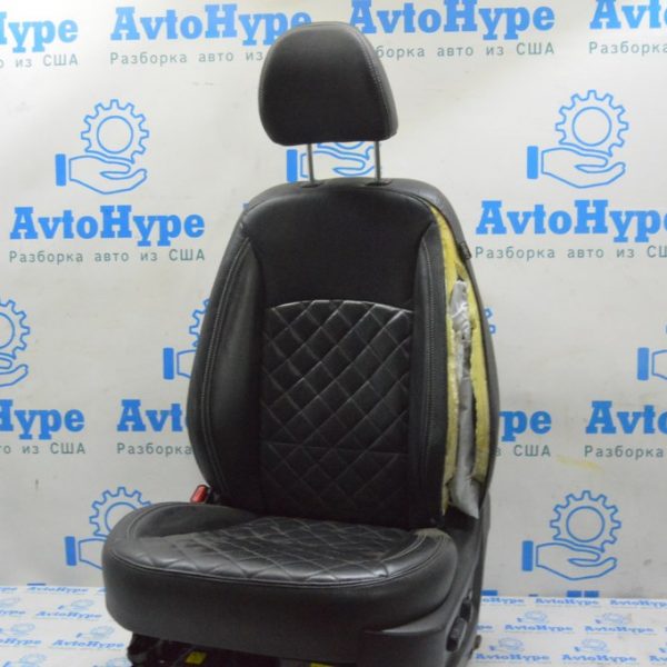 Водительское сидение Kia Optima 11-15 кожа черн с подогрев и вентиляцией(04) стрельн, перешит 88300-4C570AVA
