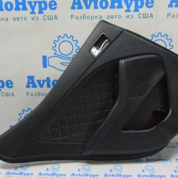 Обшивка двери карточка задняя левая Kia Optima 11-15 (04) черн, перешитая 833074U090DA2