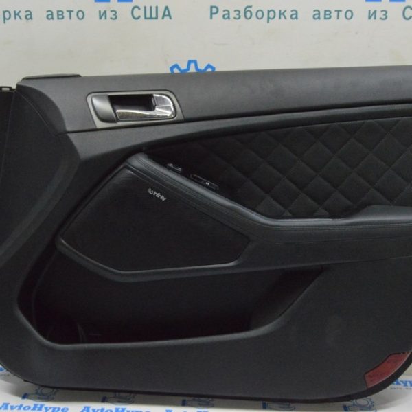Обшивка двери карточка передняя правая Kia Optima 11-15 черн (04) INFINITY, перешитая 823084U110DA2