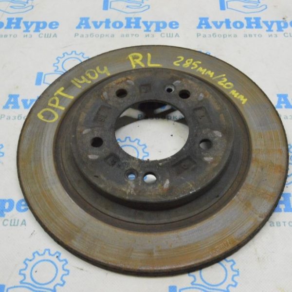 Диск тормозной задний левый Kia Optima 11-15 (04) 285/20мм 584113V500