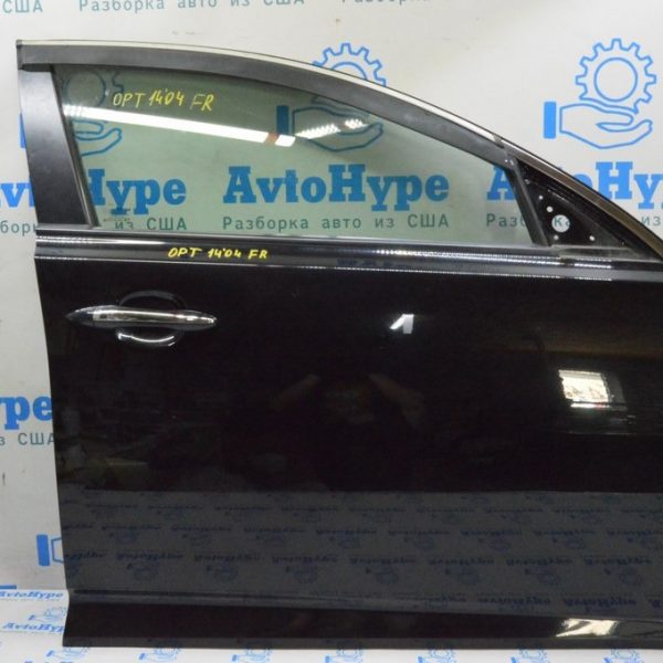 Дверь голая перед прав Kia Optima 11-15 (04) черная 760042T000