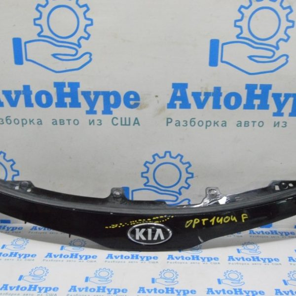 Бампер передний голый Kia Optima 14-15 рест hybrid (04) верхняя часть, царапины 865114U500