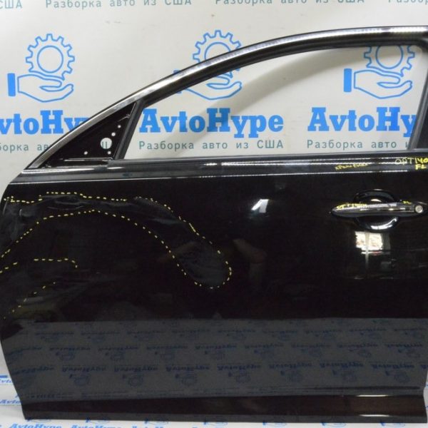 Дверь голая перед лев Kia Optima 11-15 (04) черная, дефект, крашена 76003-2T000