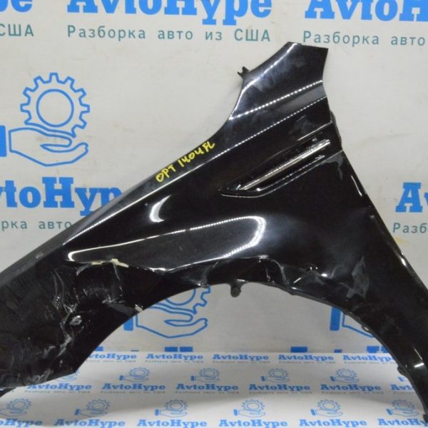 Крыло переднее левое Kia Optima 11-15 (04) черное, замято 663212T000