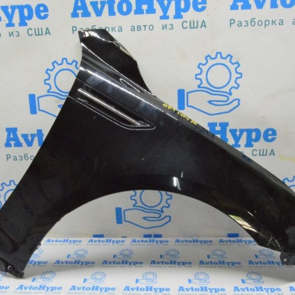Крыло переднее правое Kia Optima 11-15 (04) черное, примято 663112T000