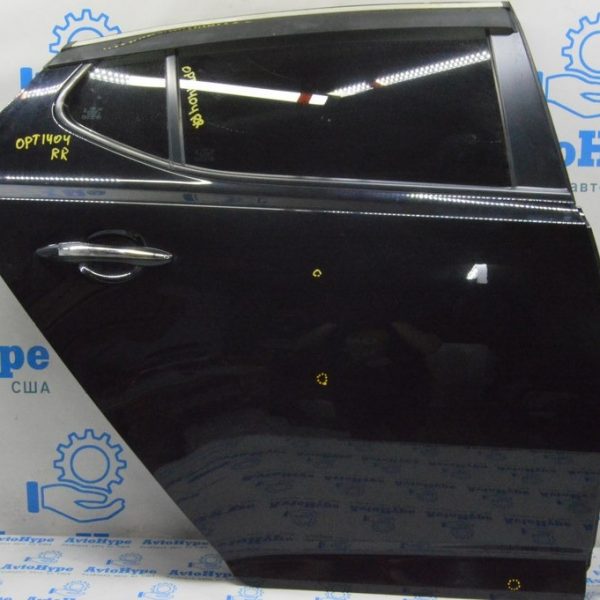 Дверь голая зад прав Kia Optima 11-15 (04) черная, тычки 770032T000