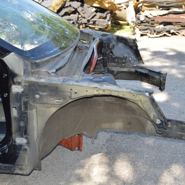 Четверть передняя правая Kia Optima 11-15 (04) черная, замят лонжерон 645012T051