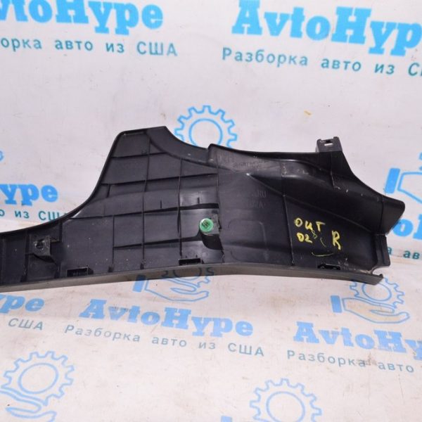 Накладка порога зад прав Subaru Outback 15-19 черн 94061AL02AVH