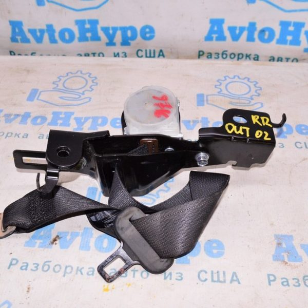Ремень безопасности зад прав Subaru Outback 15-19 черн 64661AL02AVH
