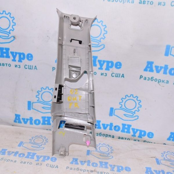 Накладка центральной стойки верхняя (ремень) правая Subaru Outback 15-19 серая (02) царапина 94012AL04AME