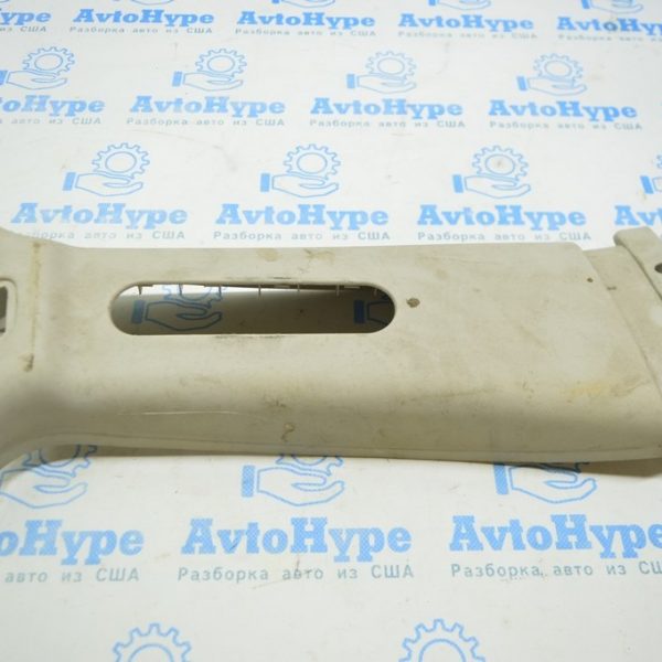 Накладка центральной стойки верхняя ремень прав Jeep Patriot 11-17 серый (01) Реал В.С. царапи 1EX68HDAAF