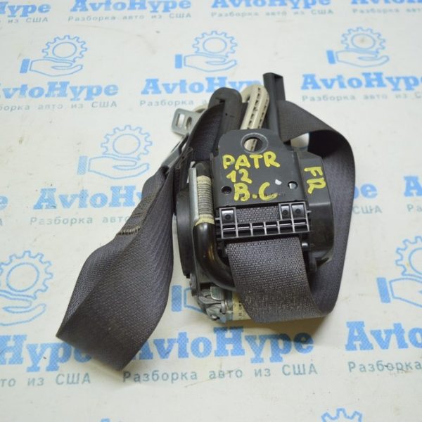 Пассажирский ремень безопасности Jeep Patriot 11-17 черный (01) Реал В.С. 1XC671DVAC