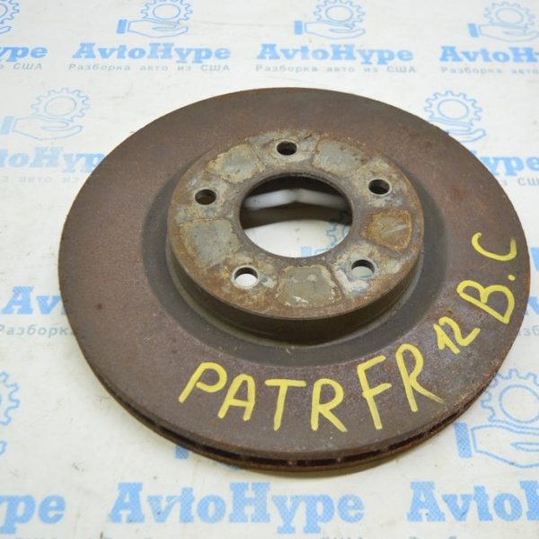 Диск тормозной перед прав Jeep Patriot 11-17 (01) Реал В.С. 5105514AA