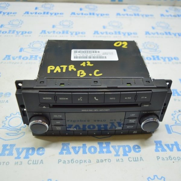 Магнитофон радио Jeep Patriot 11-17 (01) Реал В.С. 05091197AC