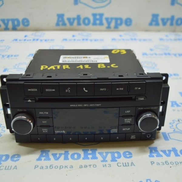 Магнитофон радио Jeep Patriot 11-17 (01) Реал В.С. 05091197AE