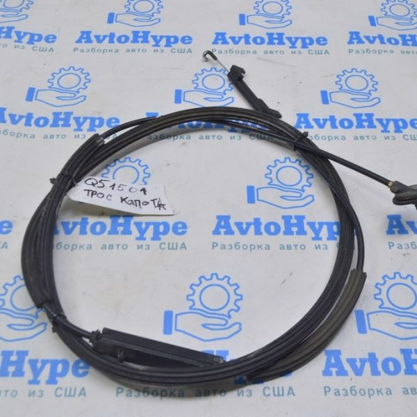 Трос открывания замка капота Audi Q5 8R 09-17 передняя часть 8R1-823-531-A
