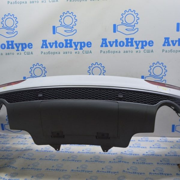 Вставка губы заднего бампера Audi Q5 8R 13-17 рест s-line под парктроники 8R0-807-823-E