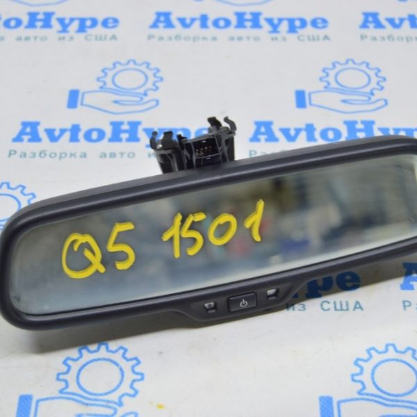 Зеркало внутрисалонное Audi Q5 8R 09-12 черное автозатемнение (01) 8T0857511AB4PK