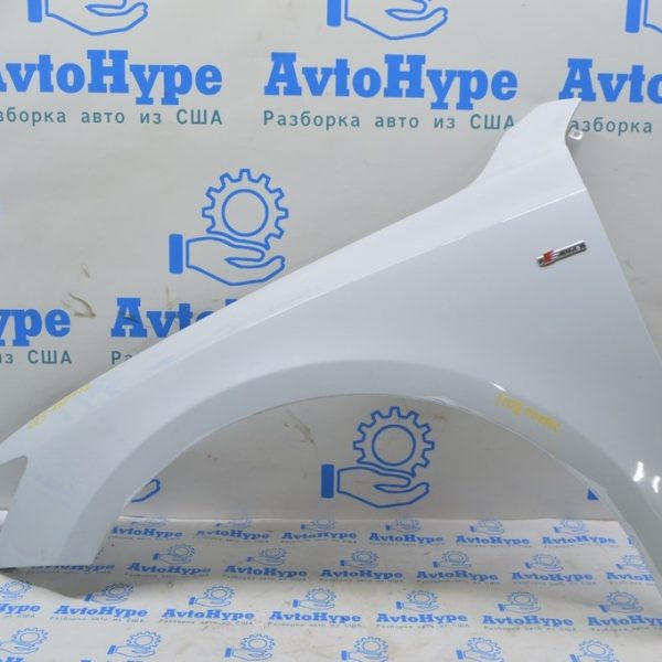 Крыло переднее левое Audi Q5 8R 13-17 рест белый в цвет (01) подкрас 8R0821105A