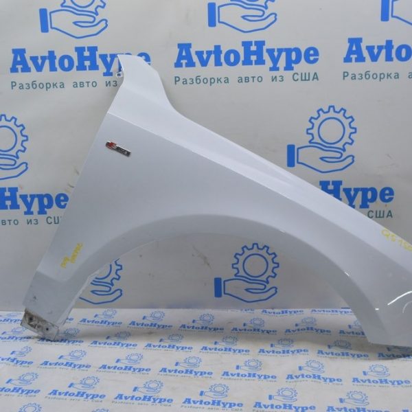 Крыло переднее правое Audi Q5 8R 13-17 рест, белый LS9R в цвет (01) подкрас 8R0821106A