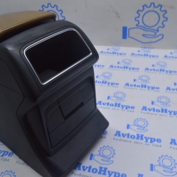 Накладка центральной консоли задняя Audi Q5 8R 09-17 черная 8R0-864-376-B-6PS