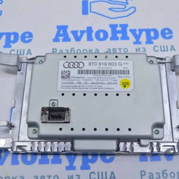 Монитор, дисплей, навигация Audi Q5 8R 09-17 (01) 8t0-919-603-G