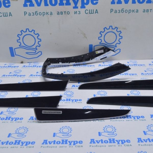 Комплект накладок салона Audi Q5 8R 09-17 черн глянец (01) 8R1853190BK1LQ
