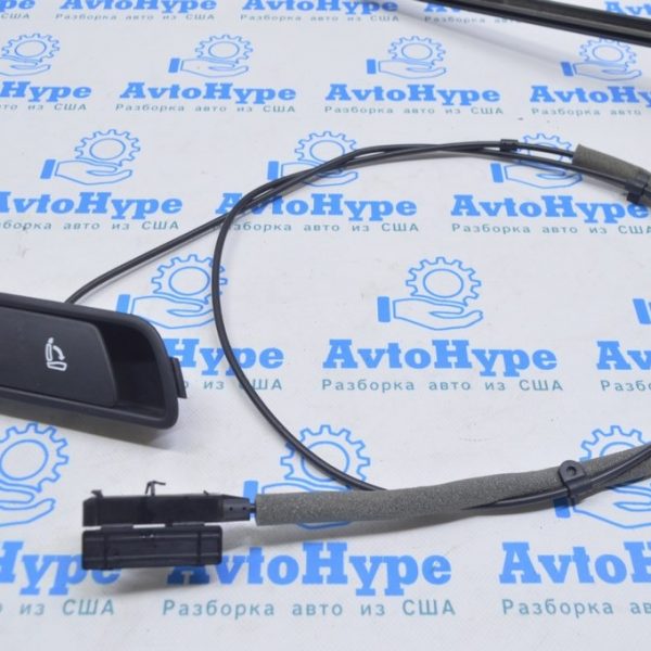 Ручка опускания сидения задняя правая Audi Q5 8R 09-17 черная, с тросиком 8R0-885-682-A-4PK