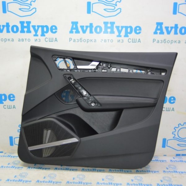 Обшивка двери карточка передняя правая Audi Q5 80A 21-24 кожа черн (01) 80A867104AHWFA