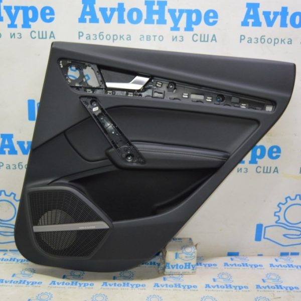 Обшивка двери карточка задняя правая Audi Q5 80A 21-24 кожа черная (01) 80A867304AHWFA