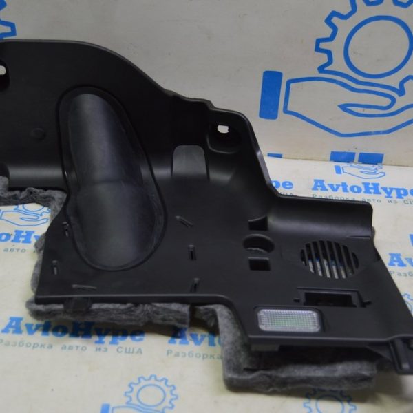 Накладка передней панели пространства ног водителя Audi Q5 80A 18-24 черная 80B863083C